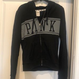 PINK zip up hoodie